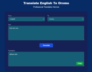 How To Translate English To Oromo Free 2025 | Afaan Oromoo